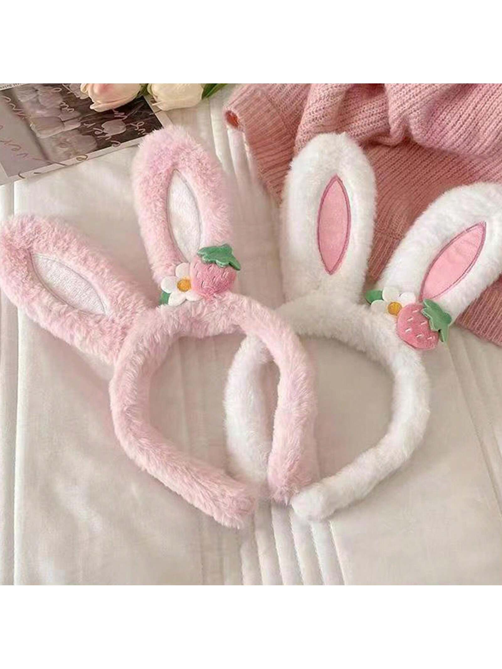 2 Pcs Cute Rabbit Ear Hair Band – Smooth Surface view 5
