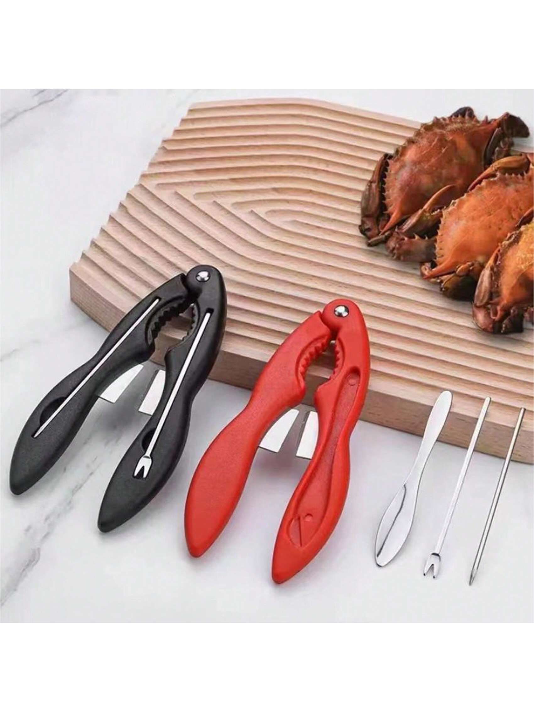 2 Pcs Crab Disassembly Tool Set – Portable Detachable with Built-in Storage Box view 5