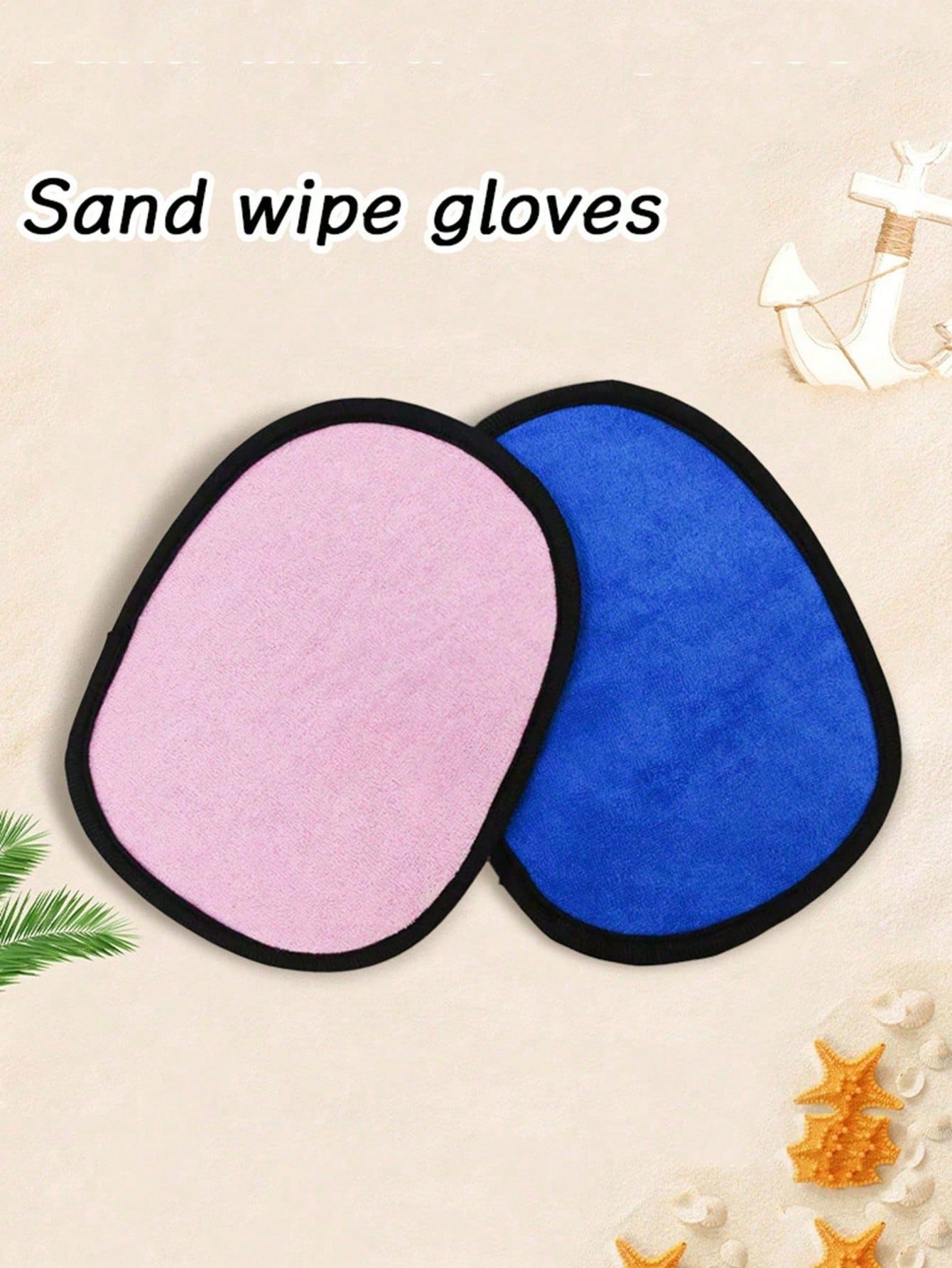 4-Pack Beach Sand Remover Gloves – Holiday Essential for Family Beach Trips view 5
