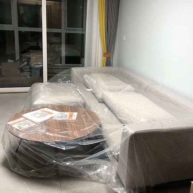Heavy Duty PEVA Waterproof & Dustproof Sofa Storage Covers Mouldproof Bed Sofa view 2