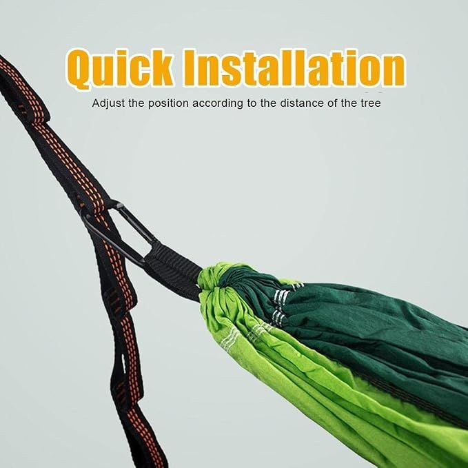2 Pcs/Set Hammock Straps Special Reinforced Polyester 5 High Load-Bearing view 2
