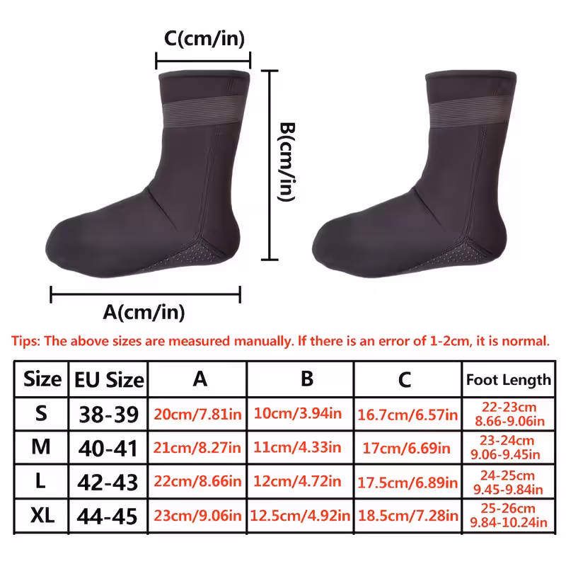 Neoprene Socks 3mm, Sand Socks Surf Booties Dive Booties Dive Boots, Water view 4