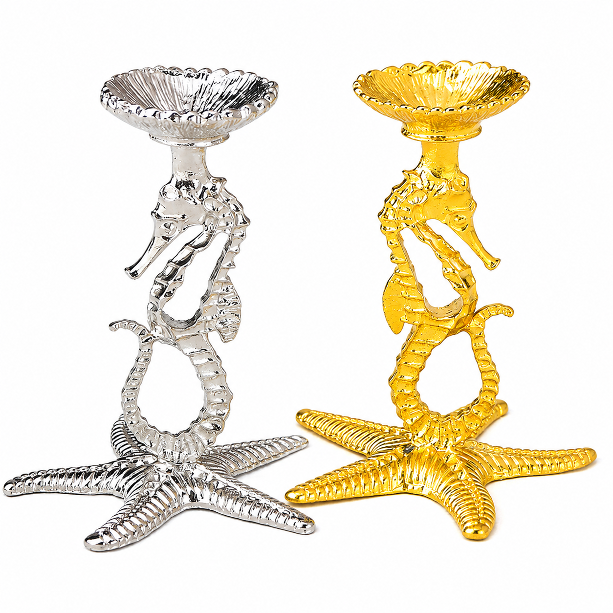 2 Pcs Starfish Shape Crystal Ball Stand — image 1