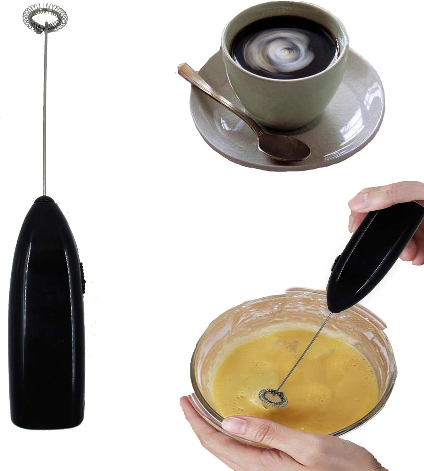Purpose Hand Blender, Immersion Electric Milk Frother, Stainless Steel Blender view 2