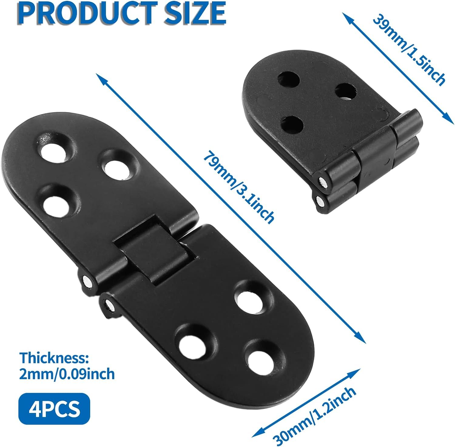 4Pcs Heavy Duty Folding Table Hinges
