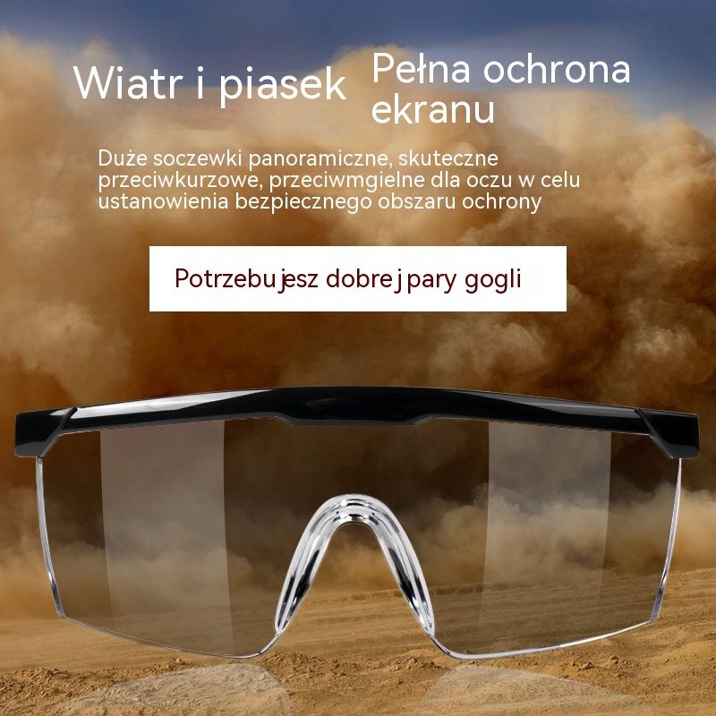 Anti-fog/Anti-splash Clear Lens Safety Glasses for Construction view 2