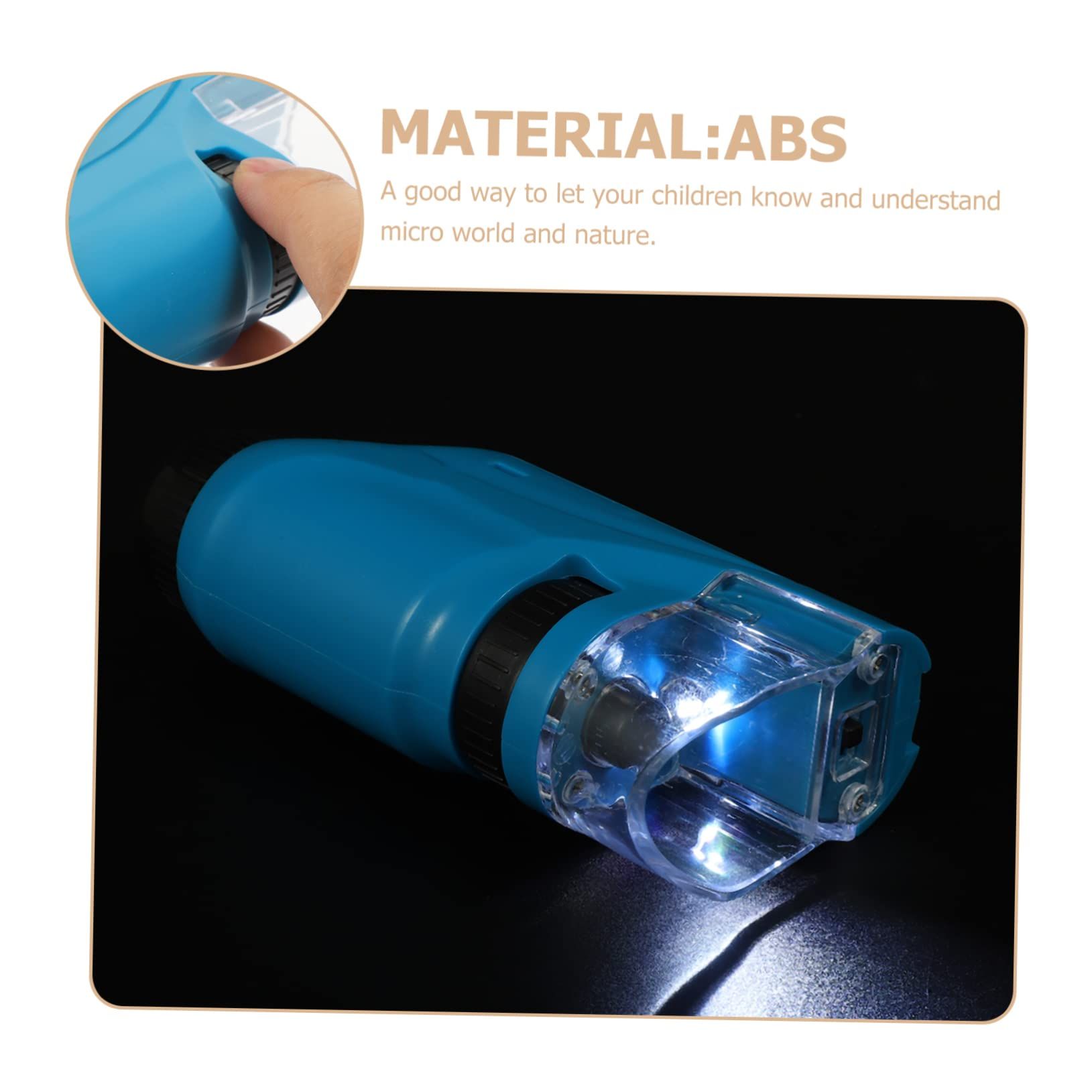 Microscope Toy Biological Microscope High Definition Observer Plastic view 4