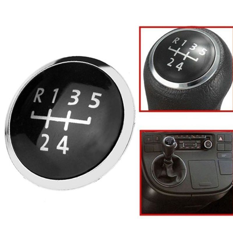 6 + 5Speed Gear Shift Knob Emblem Badge Cover Cap for Transporter Gear shift — image 1