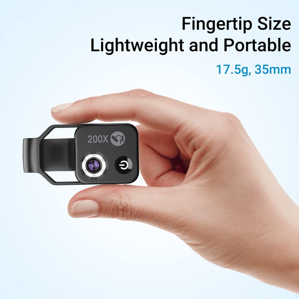 Mini Phone Microscope with LED Light view 4