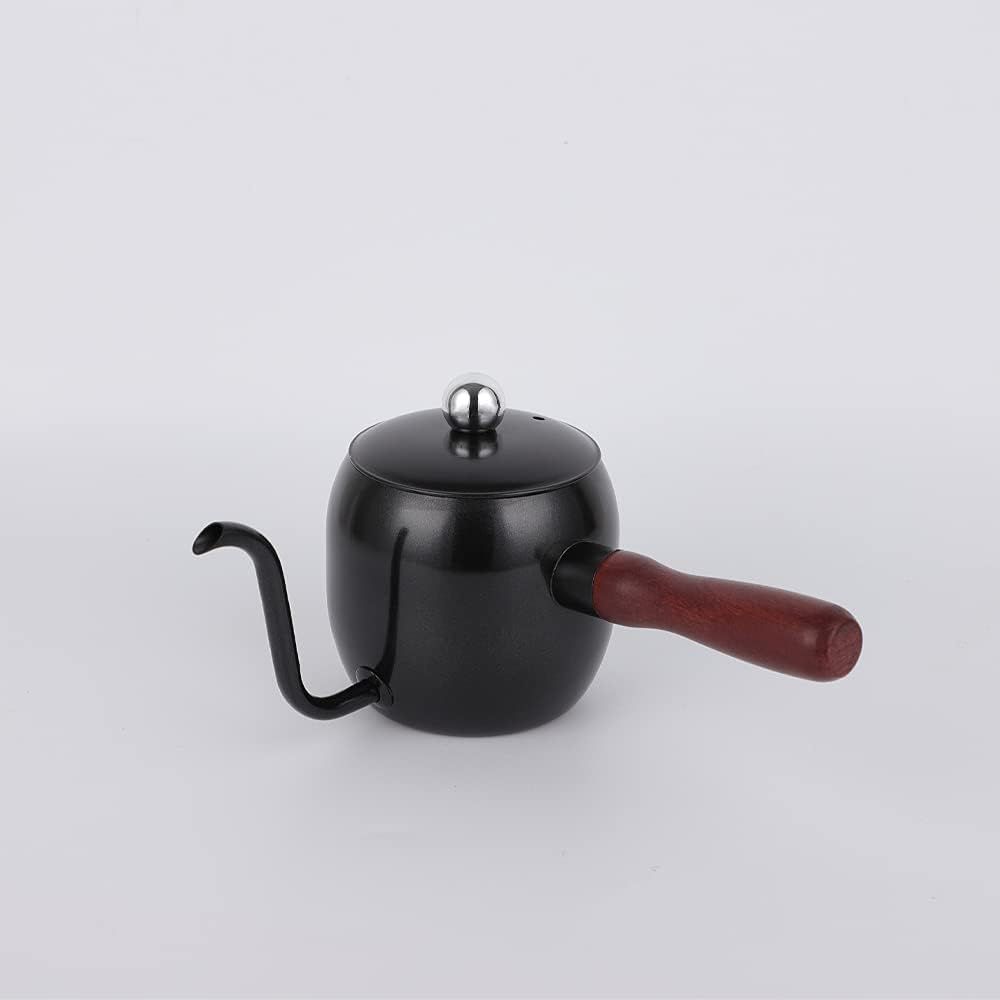 Gooseneck Pour Over Coffee Kettle with Wooden Handle — image 1