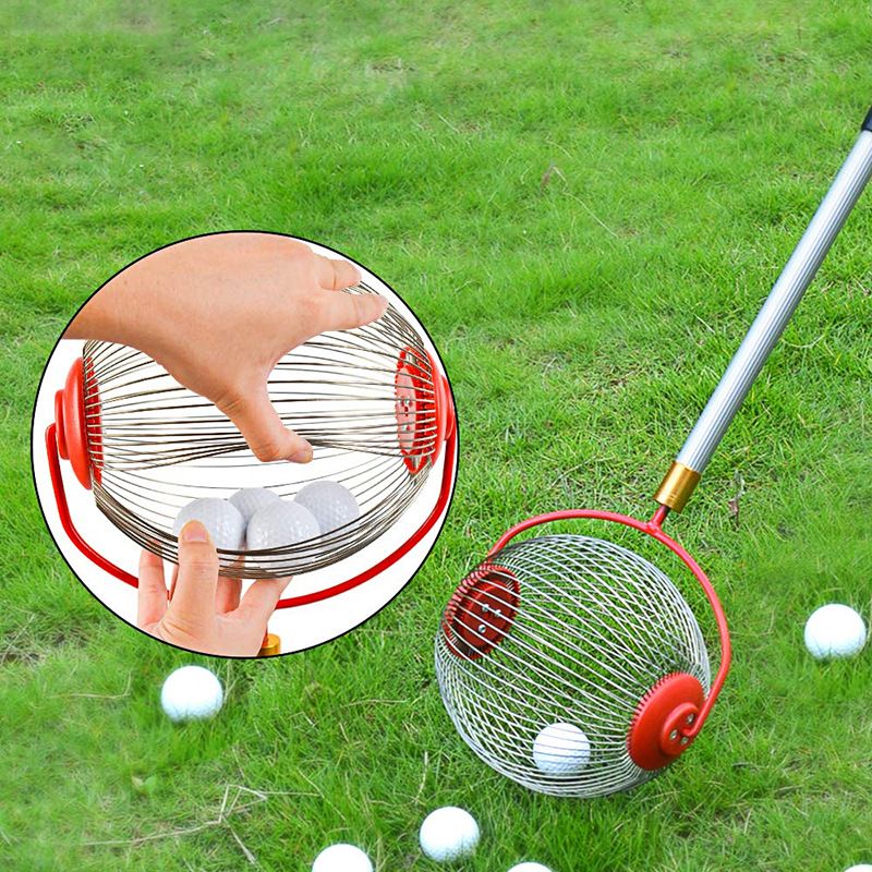 Nut Harvester, Walnut Fruit Picker Upper, Pedal Release Ball Picker Roller view 2