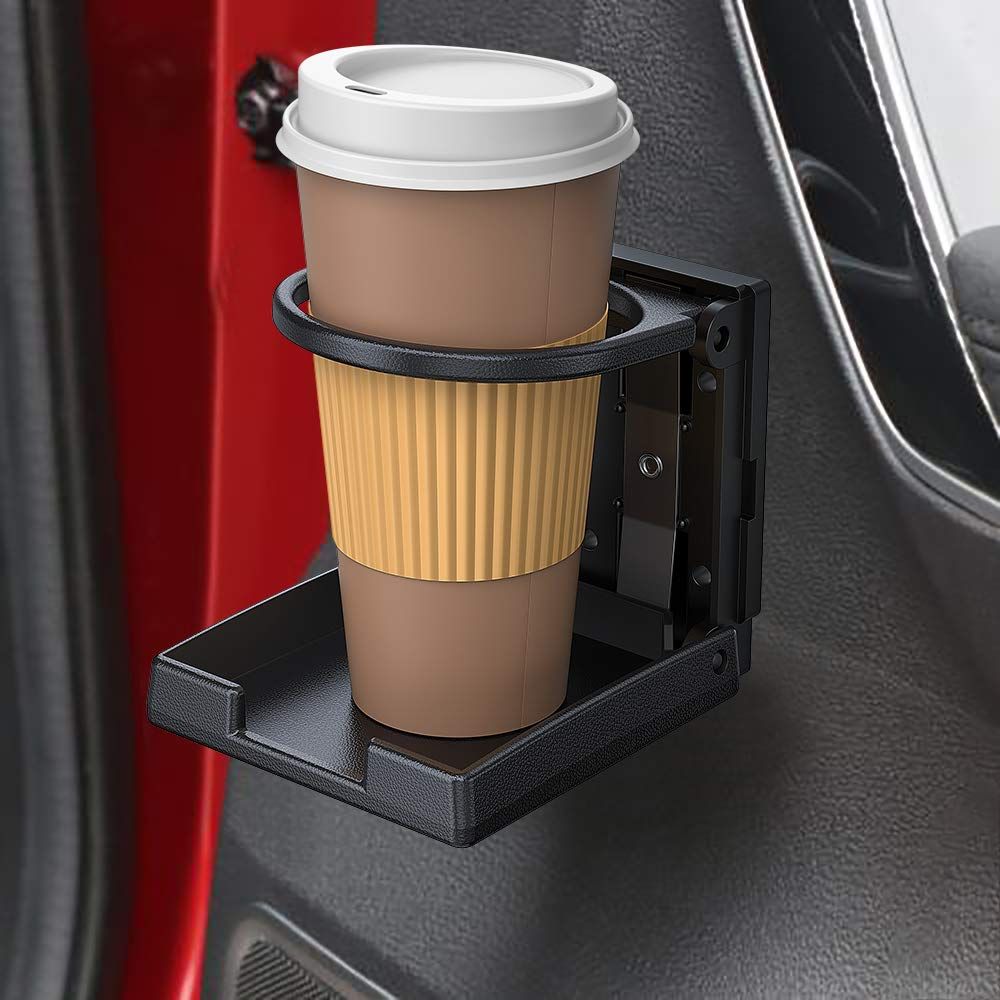 2PCS Adjustable Folding Drink Holder with Screws and Tapes