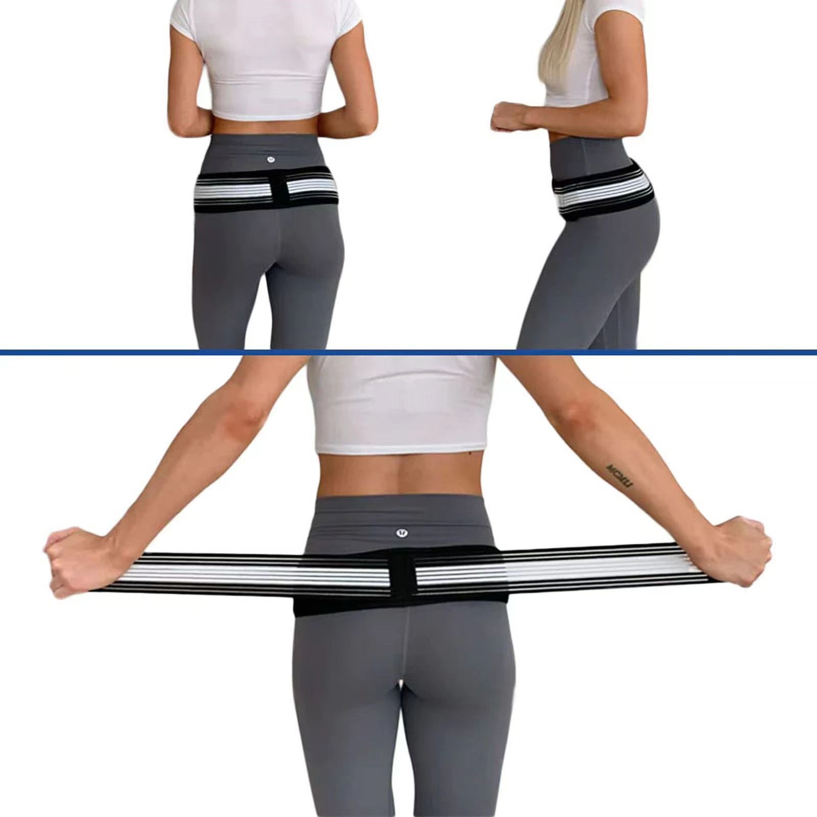 Sciatica Pain Relief Belt - Flexi Back Belt- Lower Back Support Brace for Men view 2