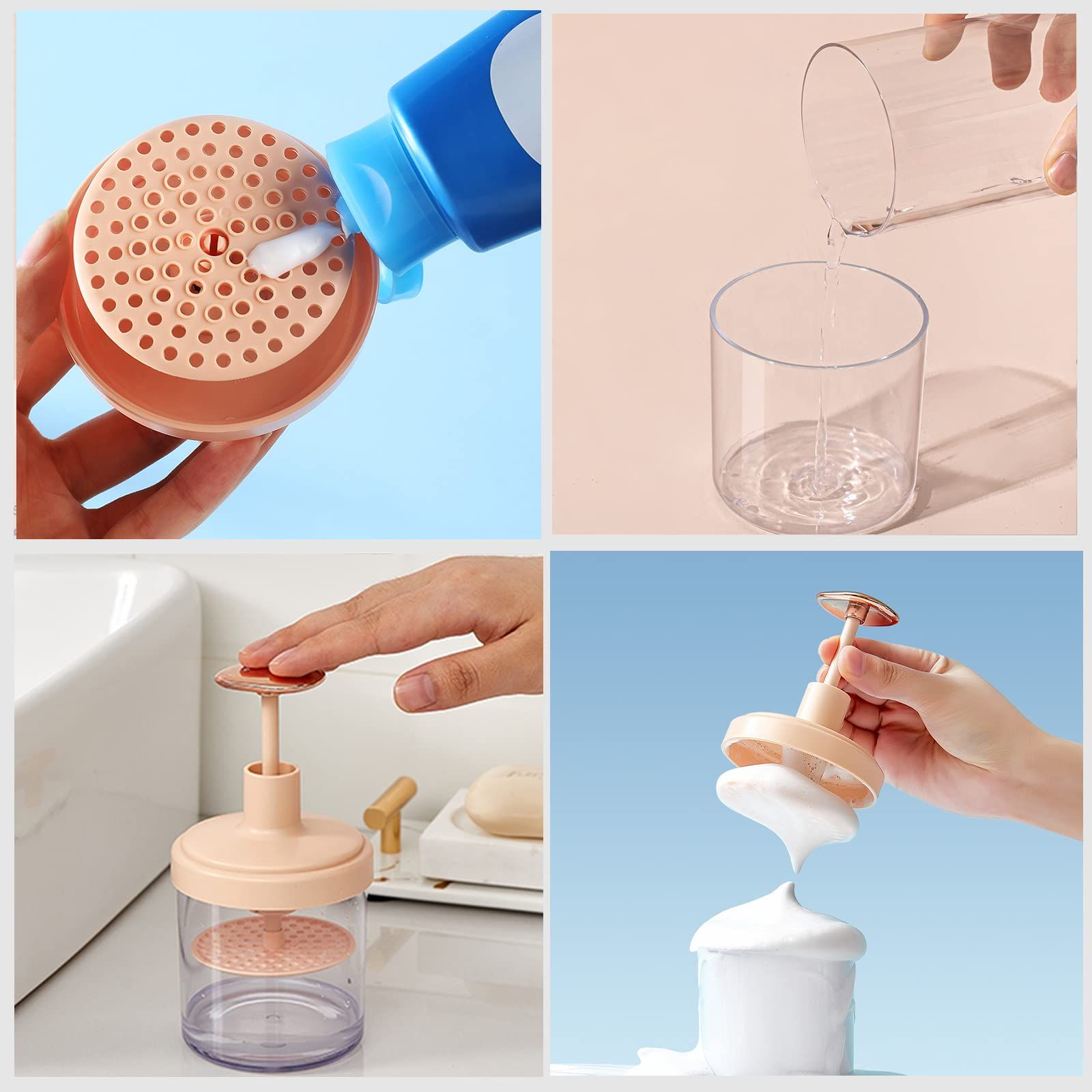 Gentle Deep Cleanser ，Rich Foam Maker for Face Wash，Foam Cleanser and Wash view 2