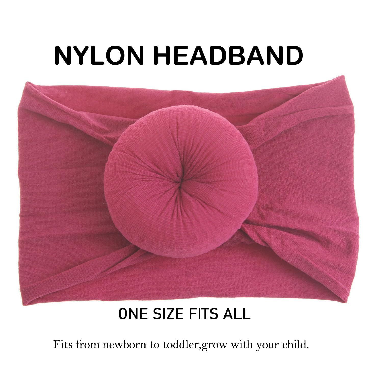 Headbands Hairbands Hair Bows Elastics Handmade Hair Accessories for Newborn view 3