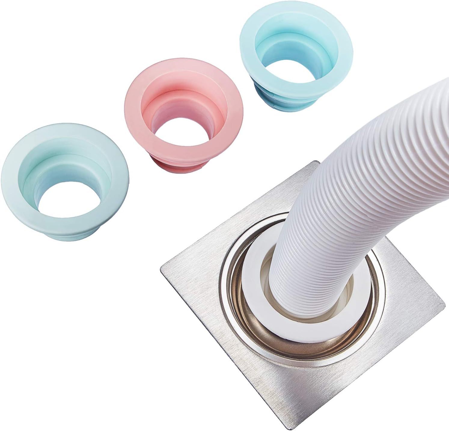4 Pieces Drain Tube Hose Seal Deodorant Silicone Plug Sealing Plug Sewer Seal — image 1