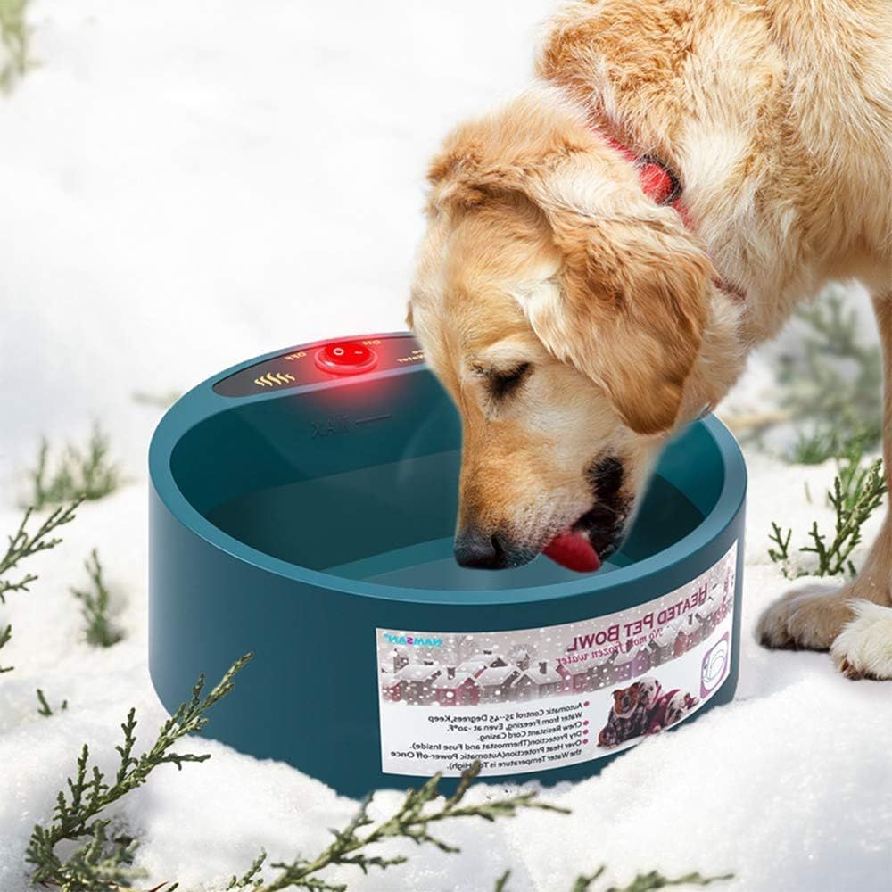 Pet Heated Bowl, 2000ml Thermal Automatic Constant Temperature Pet Heating view 4