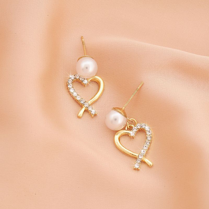 Valentines Day Earrings For Women Heart Earrings For Girls Heart Dangle view 2