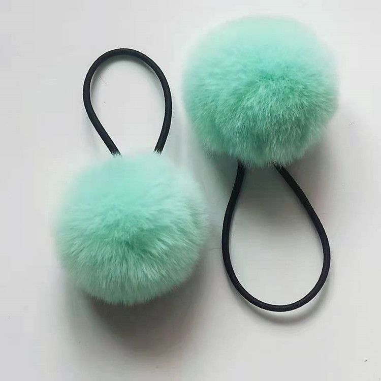 Hair Ties, 10pcs Girls Hair Ties Hair Accessories Fluffy Ponytail Holders Hair view 2