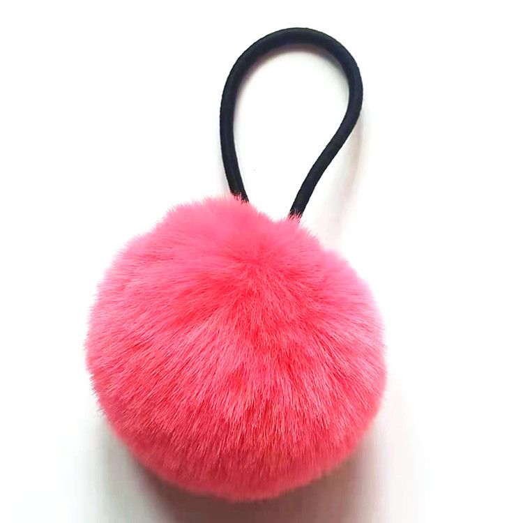 Hair Ties, 10pcs Girls Hair Ties Hair Accessories Fluffy Ponytail Holders Hair view 3