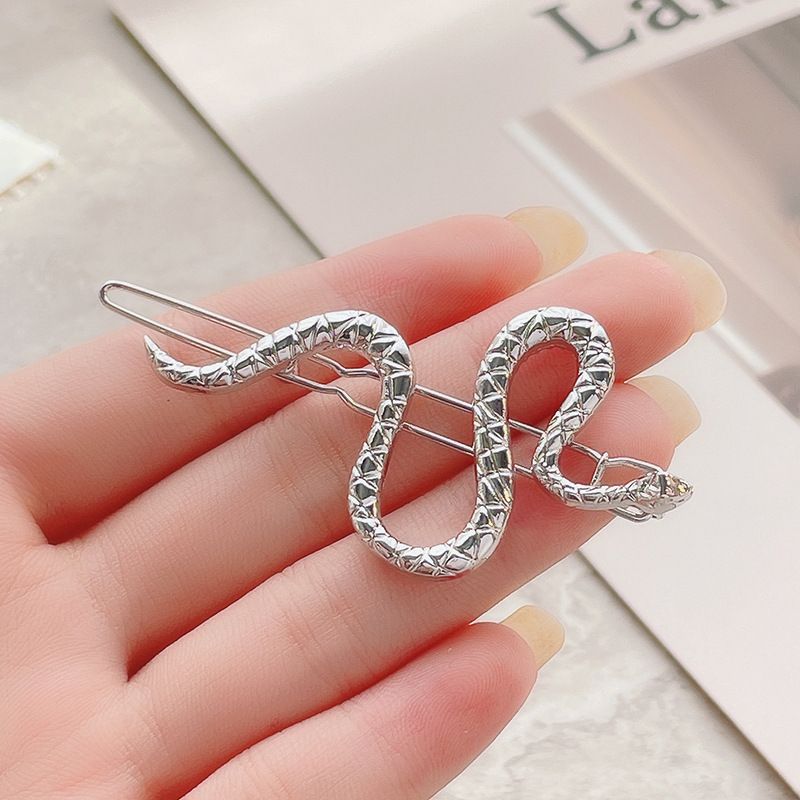 2pcs Snake Hair Clip Vintage Decorative Metal Hair Pins for Women and Girls view 2