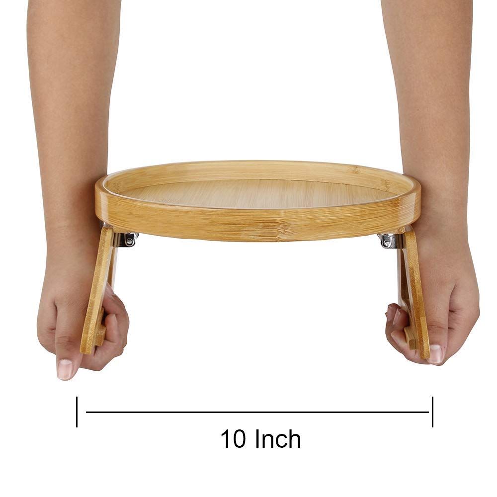 Sofa Arm Clip Tray, Side Table for Remote Controls/Drinks/Gamepads Holder view 2