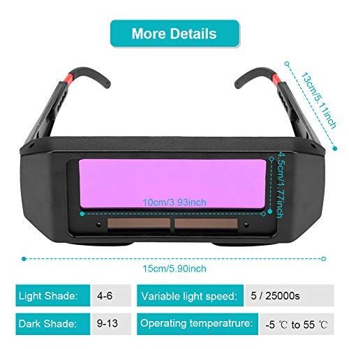 Auto Darkening Welding Goggles view 4