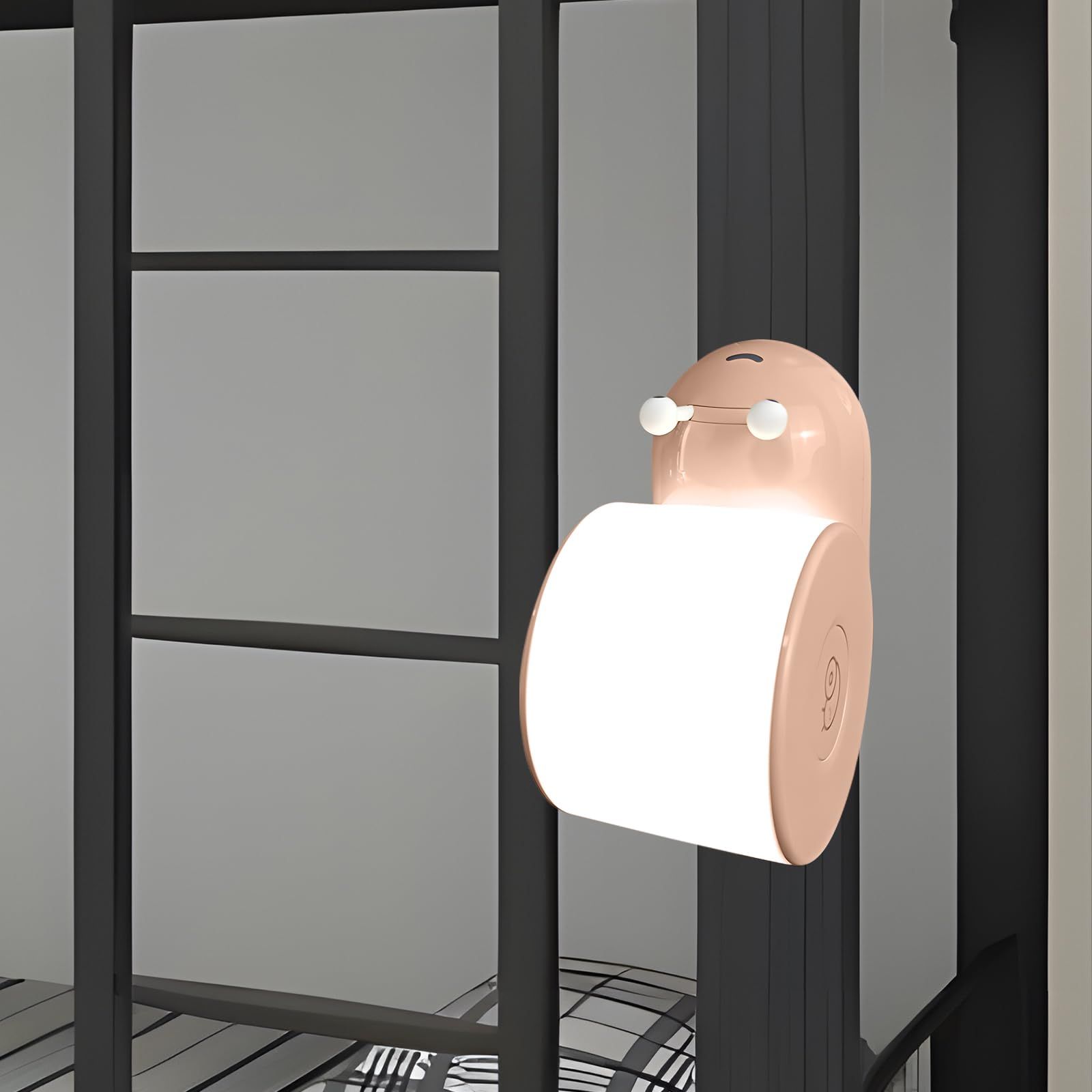 Snail Night Light,slug lamp for Kids USB Rechargeable Cute Animal Lamps Timer view 3