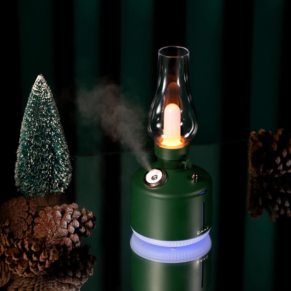 Wireless Air Humidifier with LED Light Camping Lamp