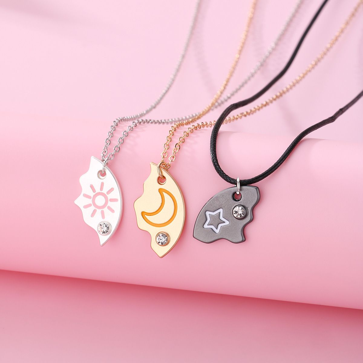 Necklace Heart Necklace for 3 Best Friend Necklaces Sister Friendship Jewelry view 3