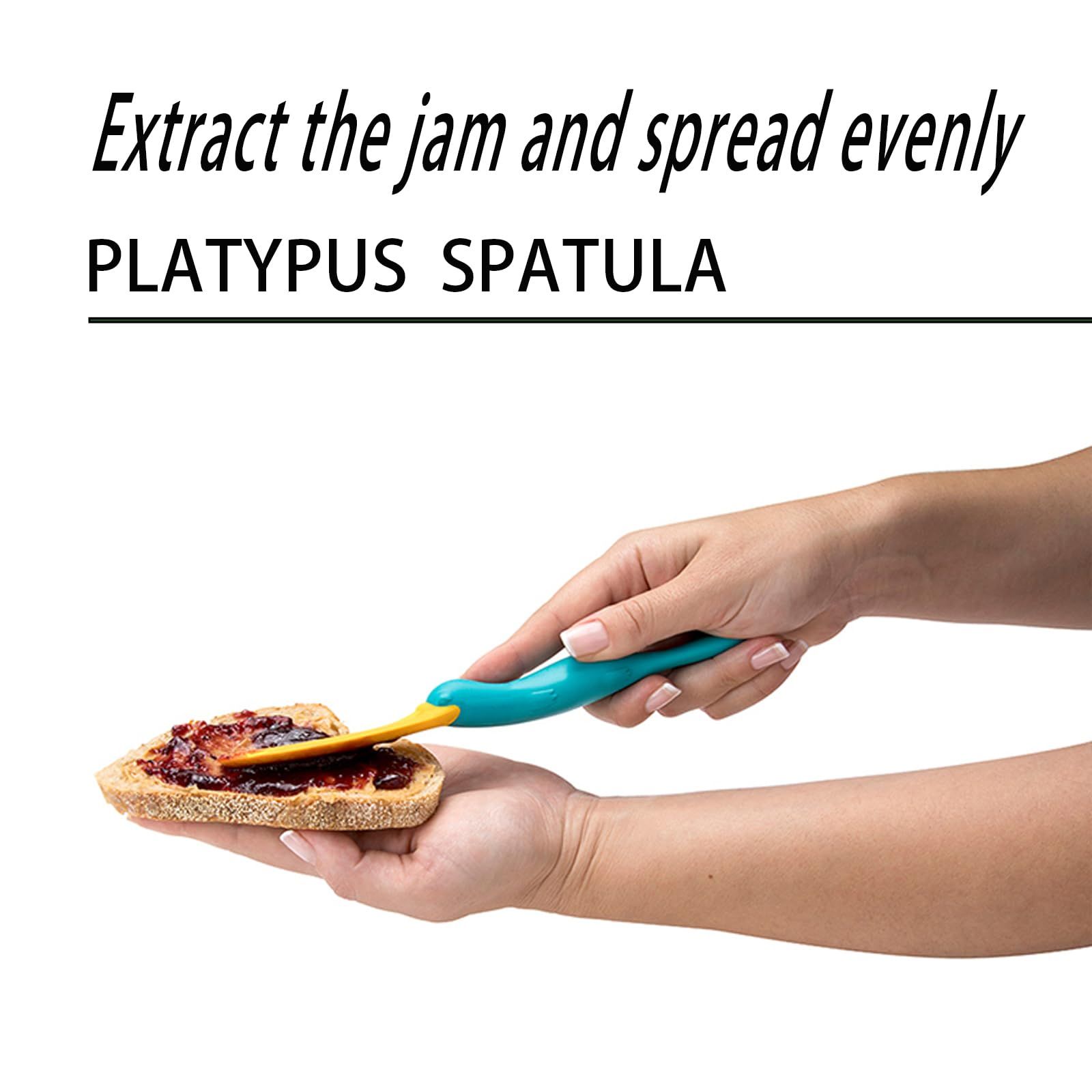 2 Pcs Jar Spatula,Funny Kitchen Gadgets- Perfect for Food Enthusiasts Kitchen view 2