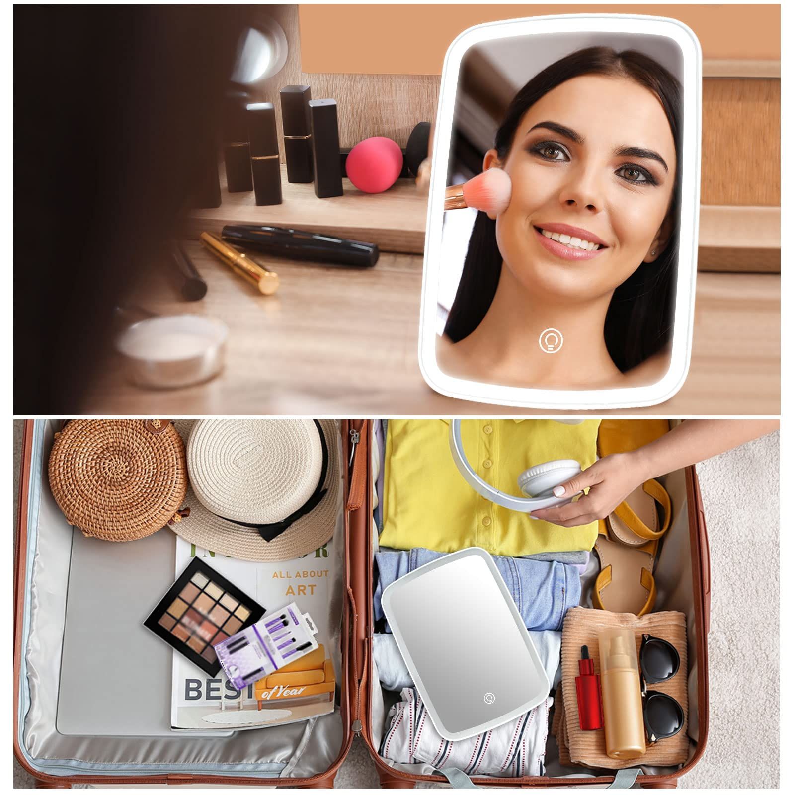 Lighted Makeup Mirror with Lights view 2