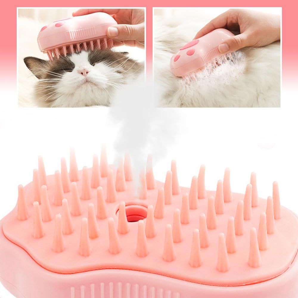 Rechargeable Steam Pet Brush view 3