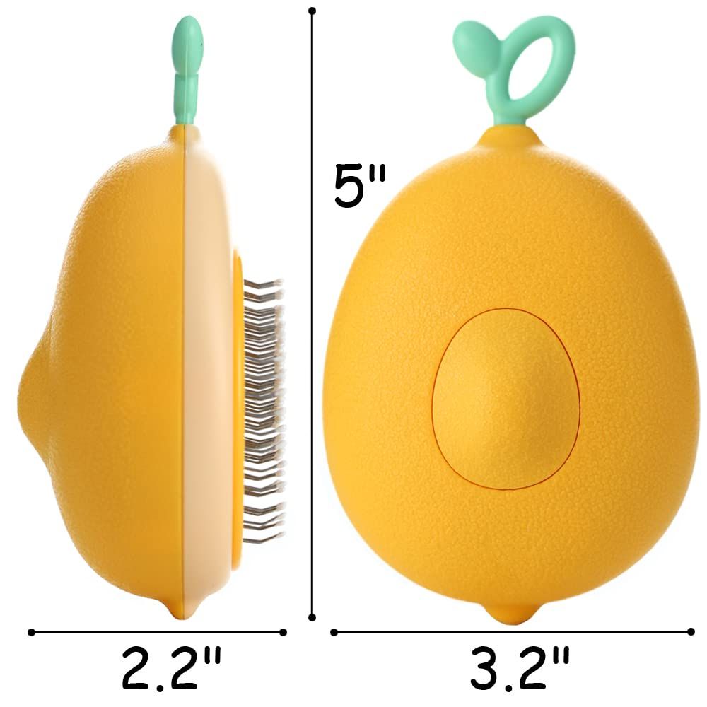 Fruit Shape Cat Brush for Shedding and Grooming view 2