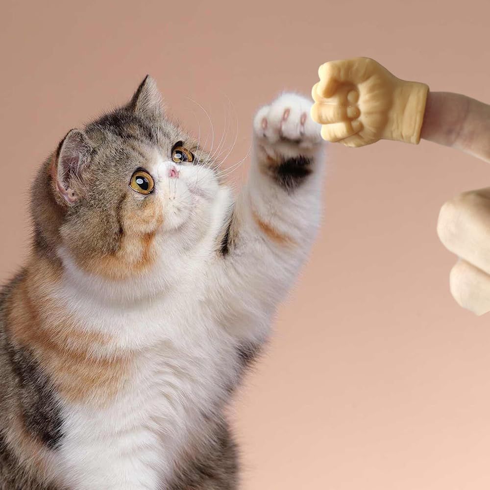 Mini Hands for Cats, Tiny Hands for Cats Crossed Cat Mini Hands, Mini Human view 2