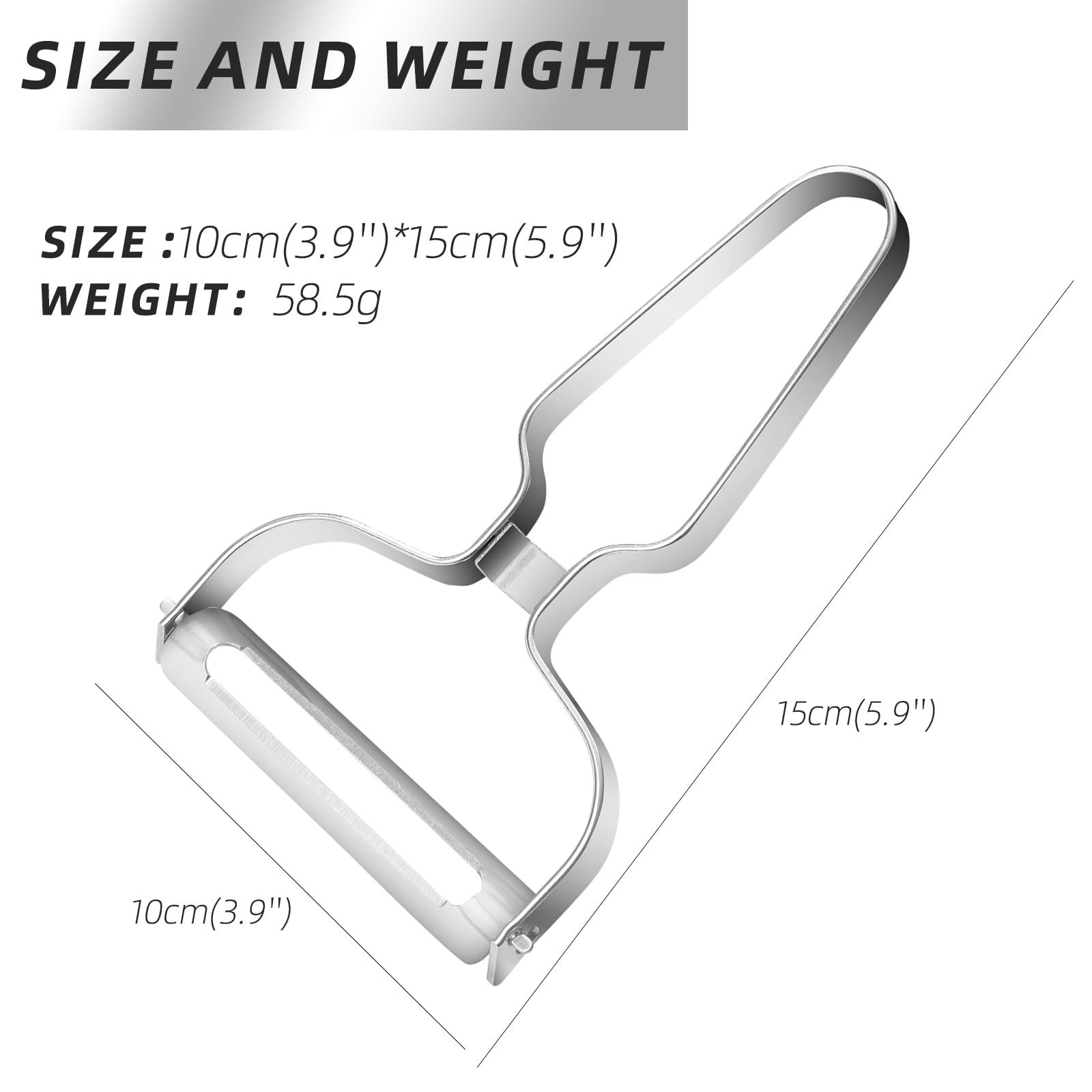 Stainless Steel Vegetable Fruit Peeler Slicer view 4
