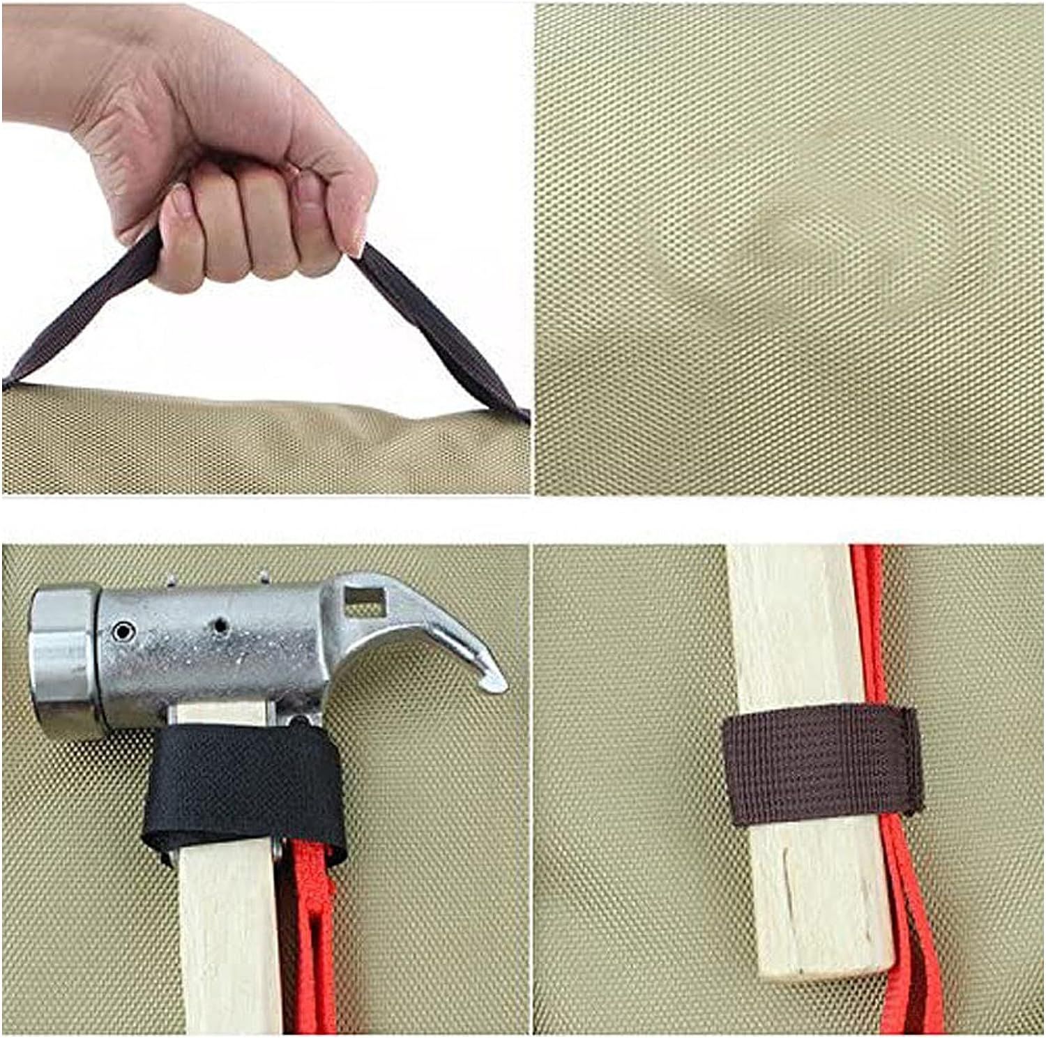 Camping Tent Nails Storage Pouch Portable Tent Stakes Bag Suitable for view 4