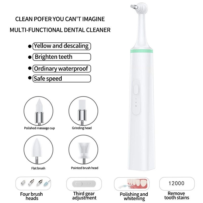 Electric Pet Toothbrush, Dog Teeth Cleaning Kit, Dog Tooth Polisher, Pet Dog view 2