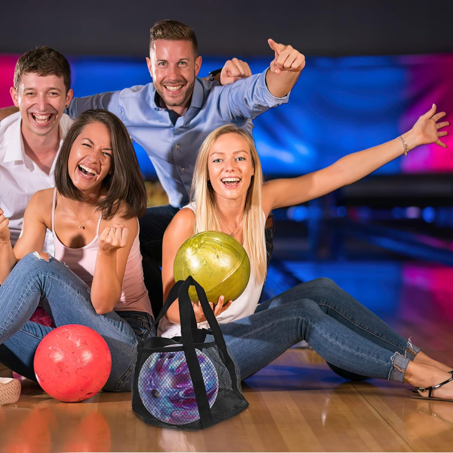 Bowling Tote Bag Outdoor Bowling Tote Outdoor Bowling Bag Large Bowling Bag view 4