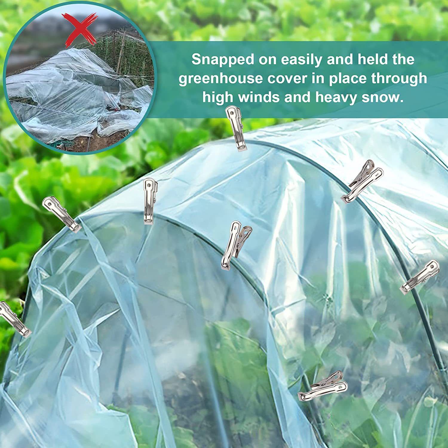 20 Pcs Gardening Clips for Netting view 4