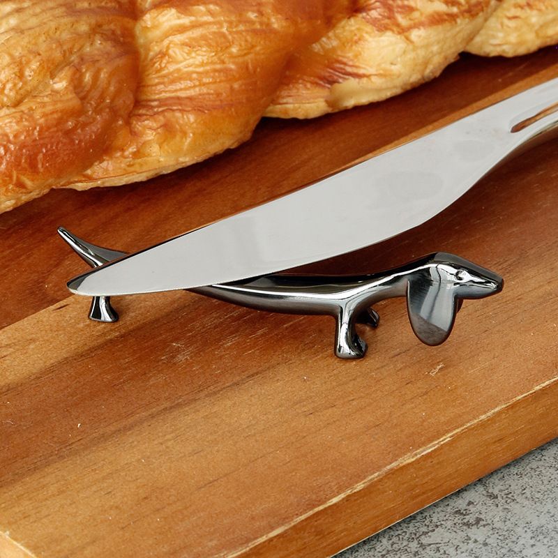 4 Pieces Chopsticks Holder Sliver Chopstick Rest Pillow Zinc Alloy Chopstick