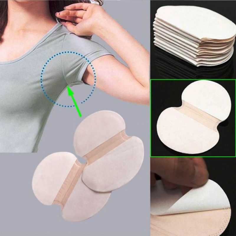 100 Pack Armpit Sweat Pads - Underarm Sweat Pads for Women and Men - Dress