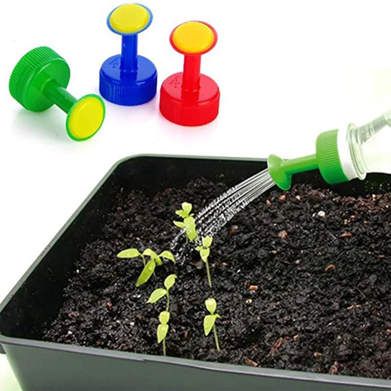 3 Pcs Bottle Cap Sprinkler Leak-Proof Hand Watering Sprinkler Evenly Small — image 1