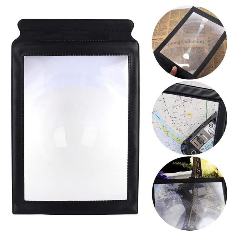 Magnifier Full Page Reading Magnifier 3X Magnifying Power Large Sheet view 2
