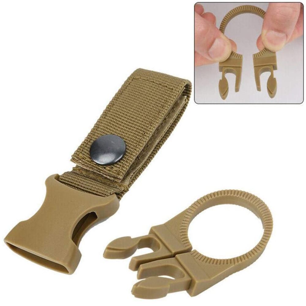 Bottle Hanging Buckle Clip Water Bottle Carrier Ring Holder for Backpack Belt view 4
