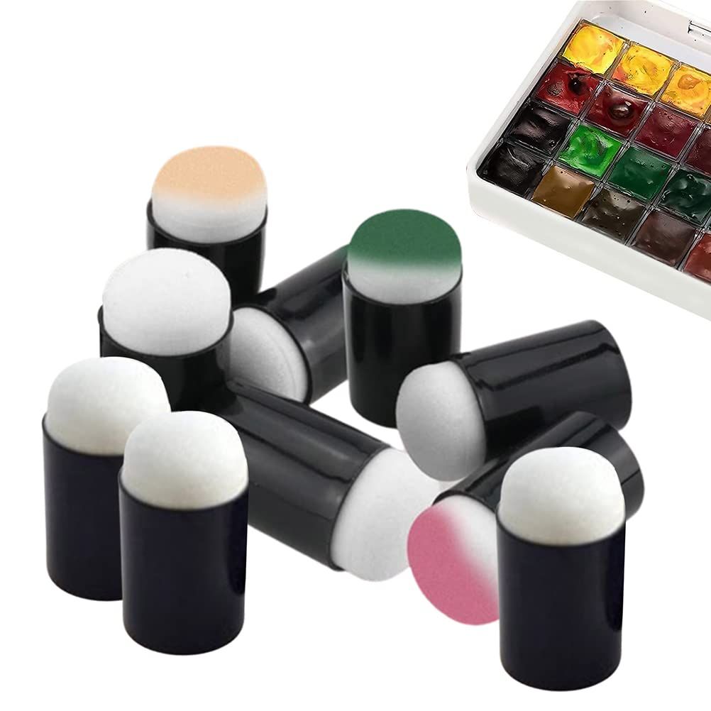 10Pcs Finger Sponge Daubers for Kids Finger Painting Sponge for Arts and Craft view 2