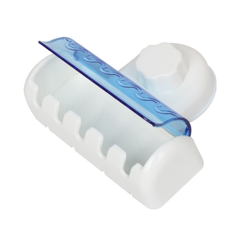 Self Adhesive Toothbrush Holder with Cover for Bathroom view 4