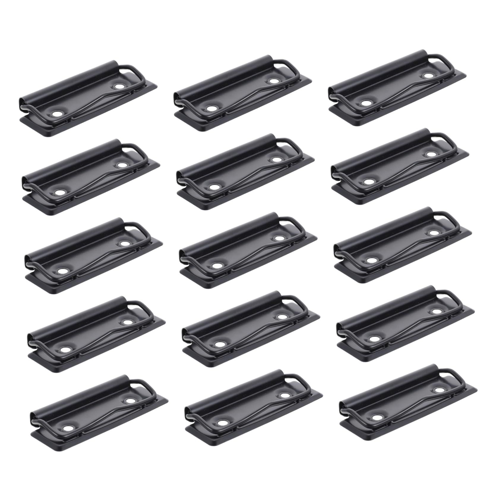 15pcs Stationery Plate Holder Metal Clipboard Office File Folders Stainless — image 1