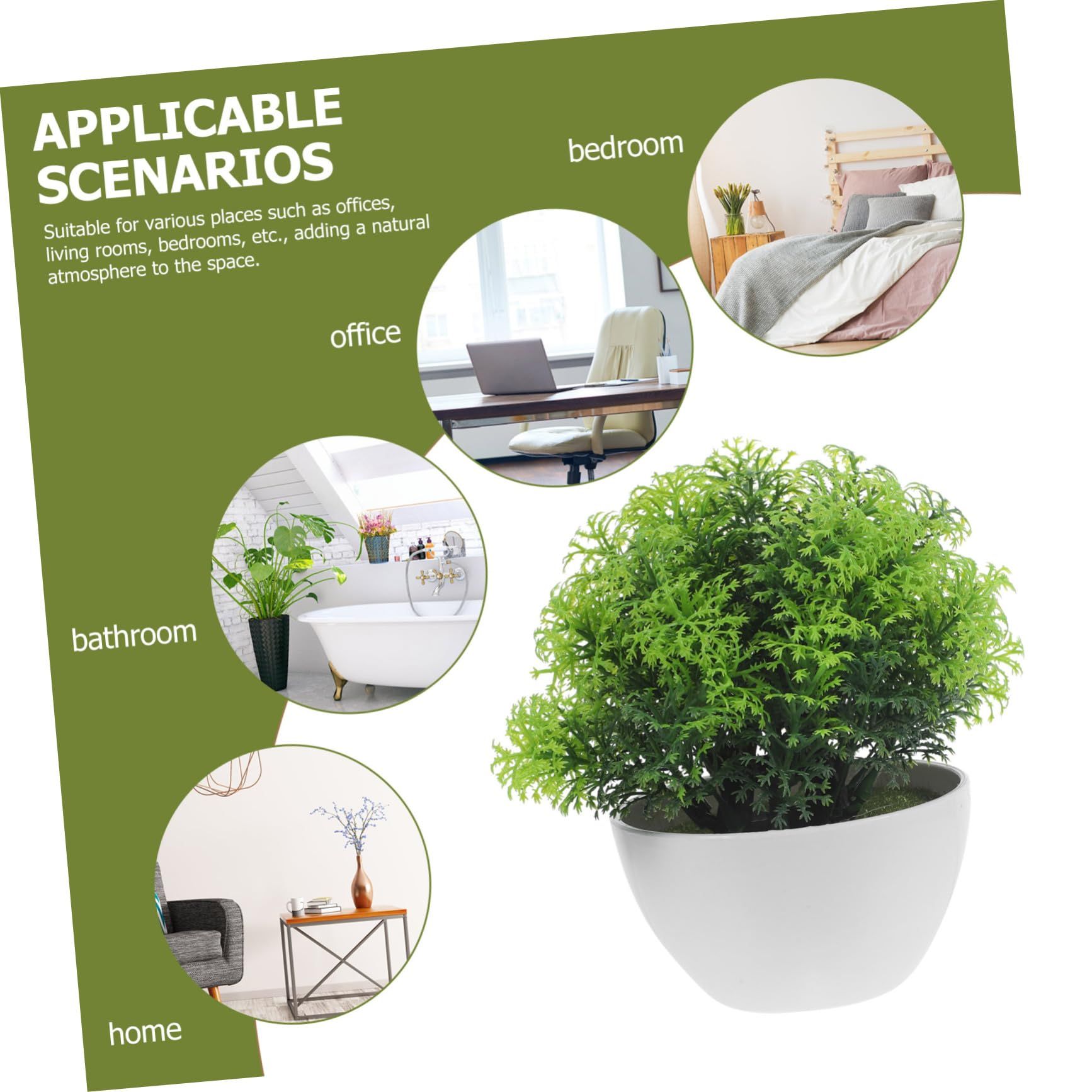 Artificial Potted Plant Artificial Bonsai Decor Artificial Plant Adornments view 3