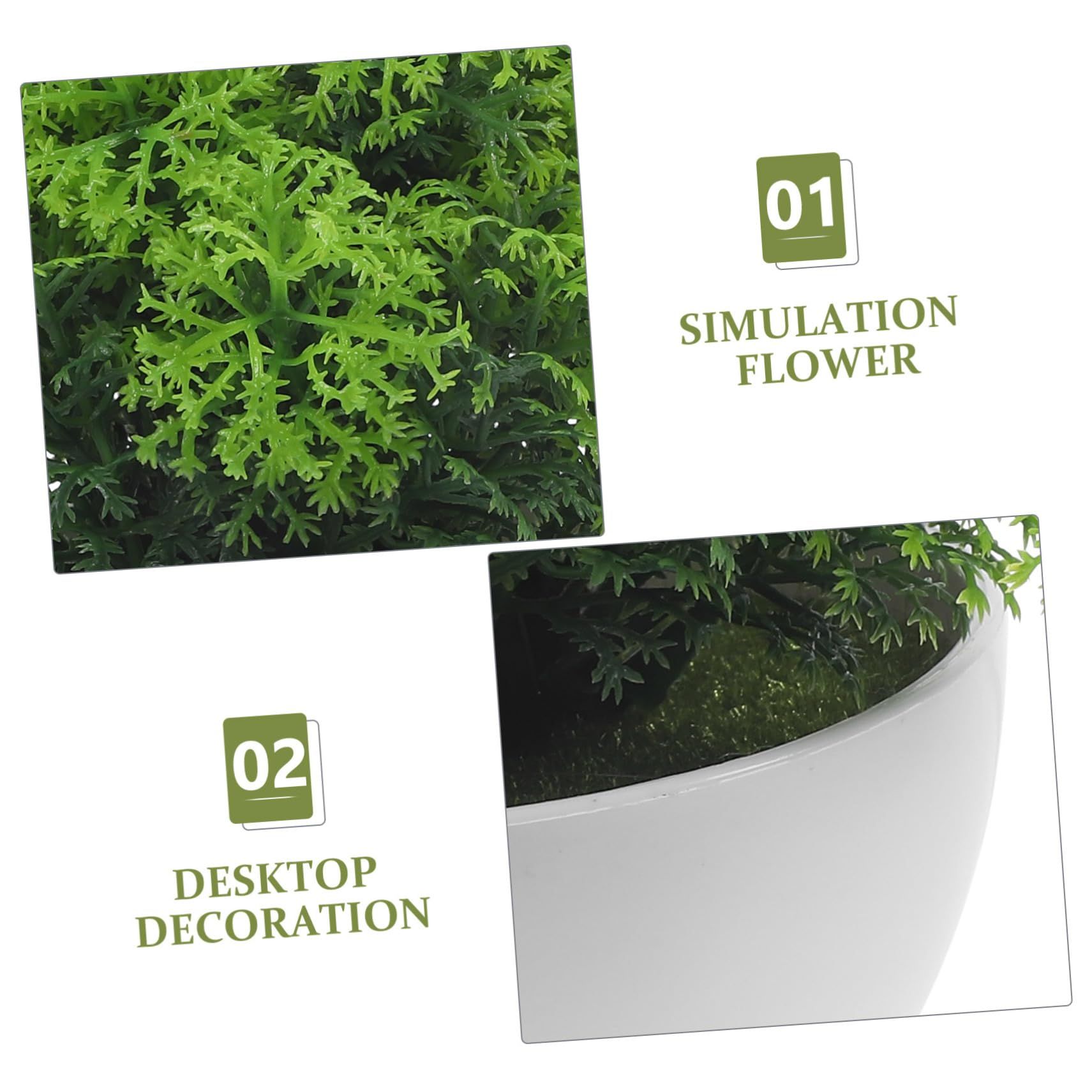 Artificial Potted Plant Artificial Bonsai Decor Artificial Plant Adornments view 4